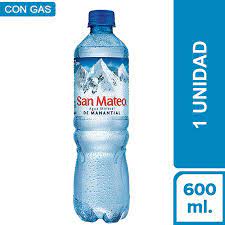 AGUA SAN MATEO CON GAS 600ML